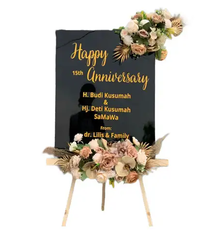 Papan Bunga Akrilik Munjul